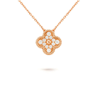 [CLOVER JEWELRY]CLOVER 15MM SINGLE FLOWER NECKLACE COLLECTION
