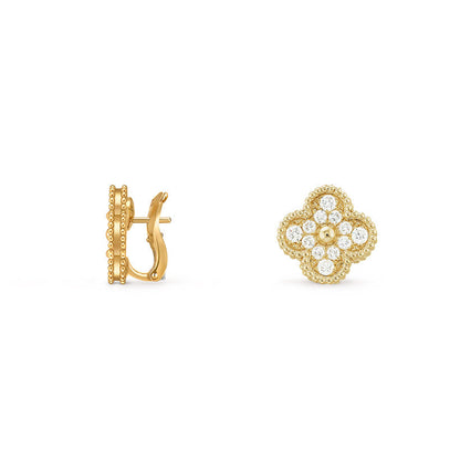 [CLOVER JEWELRY]CLOVER 15MM MOP EARRINGS COLLECTION