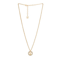 [Clover Jewelry]BY NIGHT DIAMOND PAVED NECKLACE