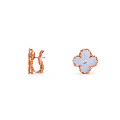[CLOVER JEWELRY]CLOVER 15MM MOP DIAMOND EARRINGS COLLECTION