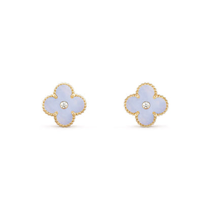 [CLOVER JEWELRY]CLOVER  15MM DIAMOND EARRINGS COLLECTION