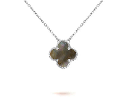 [CLOVER JEWELRY]CLOVER 15MM NECKLACE SILVER COLLECTION
