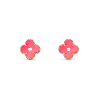[CLOVER JEWELRY]CLOVER  15MM DIAMOND EARRINGS COLLECTION
