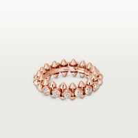 [Clover Jewelry]CLASH 6.8MM DIAMOND MEDIUM RING