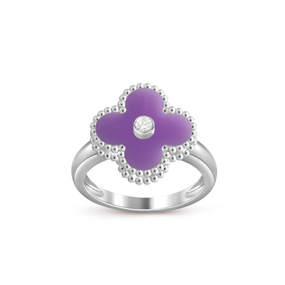 [CLOVER JEWELRY]CLOVER SILVER DIOMND RING COLLECTION