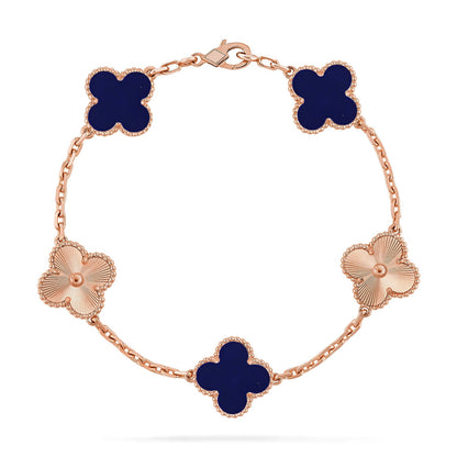 [CLOVER JEWELRY]CLOVER 5 MOTIF LAPIS LAZULI BRACELET COLLECTION