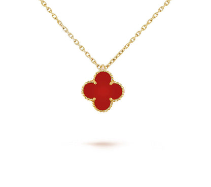 [CLOVER JEWELRY]CLOVER MINI 9.5MM CARNELIANS NECKLACE COLLECTION