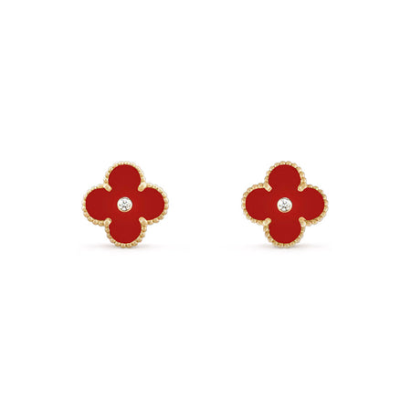 [CLOVER JEWELRY]CLOVER  15MM DIAMOND EARRINGS COLLECTION