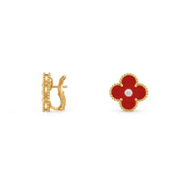 [Clover Jewelry]CLOVER 15MM MOP DIAMOND EARRINGS COLLECTION