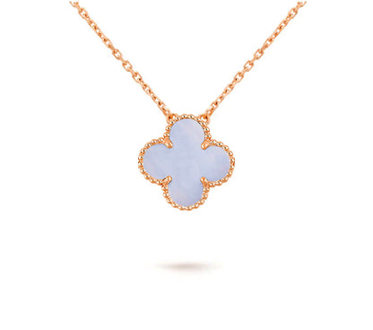 [CLOVER JEWELRY]CLOVER 15MM SINGLE FLOWER NECKLACE COLLECTION