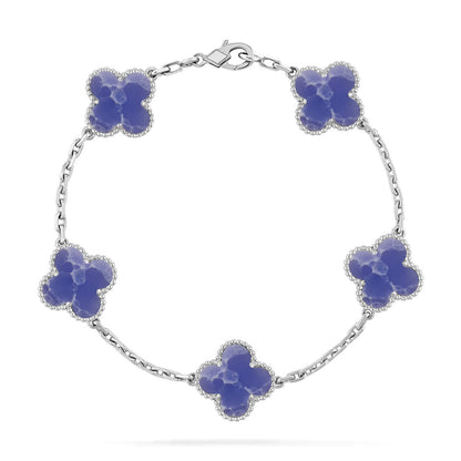 [Clover Jewelry]CLOVER 5 MOTIF BLUE VEINS BRACELET COLLECTION
