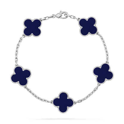 [CLOVER JEWELRY]CLOVER 5 MOTIF LAPIS LAZULI BRACELET COLLECTION