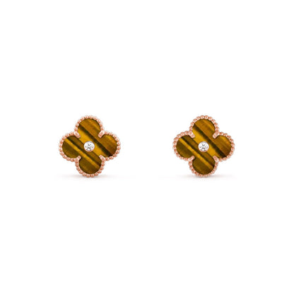 [CLOVER JEWELRY]CLOVER  15MM DIAMOND EARRINGS COLLECTION