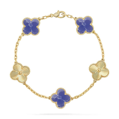 [Clover Jewelry]CLOVER 5 MOTIF BLUE VEINS BRACELET COLLECTION