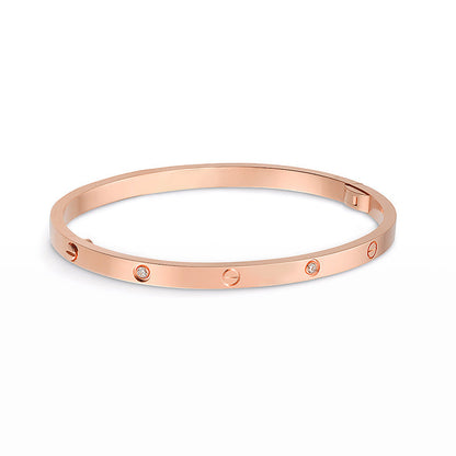[Clover Jewelry]LOVE BRACELET 3.65MM 6 DIAMONDS