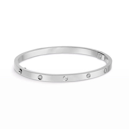 [Clover Jewelry]LOVE BRACELET 3.65MM 6 DIAMONDS