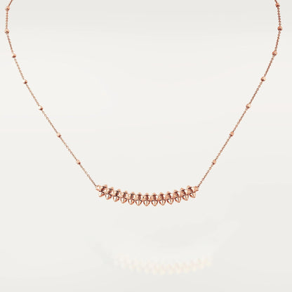 [Clover Jewelry]CLASH PINK GOLD NECKLACE