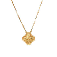 [Clover Jewelry]CLOVER 15MM  BRONZING NECKLACE
