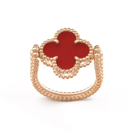 [CLOVER JEWELRY]CLOVER RIVERSIBLE RING ROSE GOLD COLLECTION