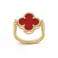 [CLOVER JEWELRY]CLOVER RIVERSIBLE RING GOLD COLLECTION