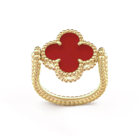 [CLOVER JEWELRY]CLOVER RIVERSIBLE RING GOLD COLLECTION