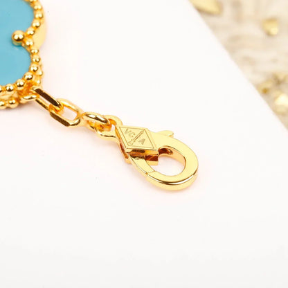 [Clover Jewelry] CLOVER 5 MOTIF TURQUOISE BRACELET COLLECTION