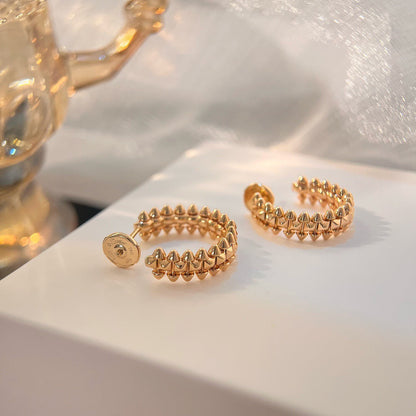[Clover Jewelry]CLASH SMALL HOOP EARRINGS