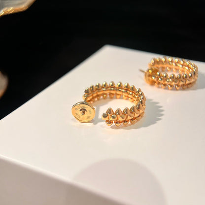 [Clover Jewelry]CLASH SMALL HOOP EARRINGS