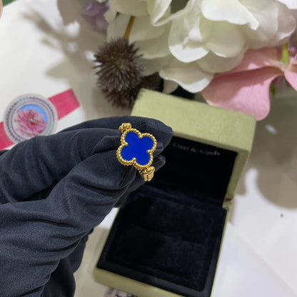 [CLOVER JEWELRY]CLOVER RIVERSIBLE RING GOLD COLLECTION