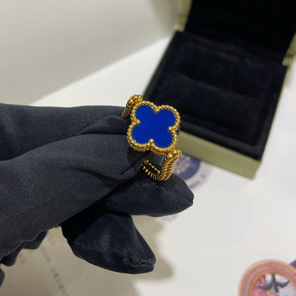 [Clover Jewelry]CLOVER RIVERSIBLE BLUE AGATE RING