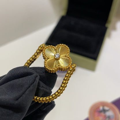 [CLOVER JEWELRY]CLOVER RIVERSIBLE RING GOLD COLLECTION