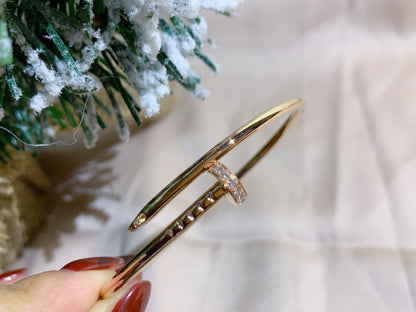 [CLOVER JEWELRY]JUSTE BRACELET 2.5MM DIAMONDS