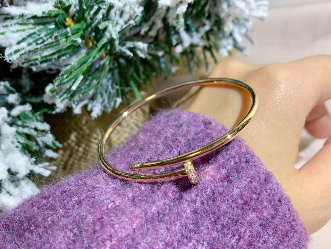 [CLOVER JEWELRY]JUSTE BRACELET 2.5MM DIAMONDS