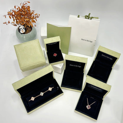 [CLOVER JEWELRY]CLOVER 15MM DIAMOND SINGLE FLOWER NECKLACE COLLECTION