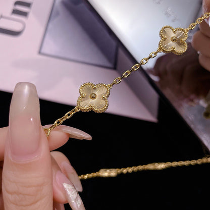 [CLOVER JEWELRY]CLOVER 10 MOTIFS LASER NECKLACE