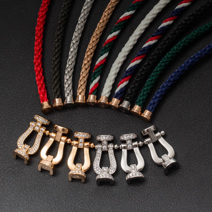 [Clover Jewelry]FORCE LARGE HORSESHOE NO DIAMOND BRACELET SILVER