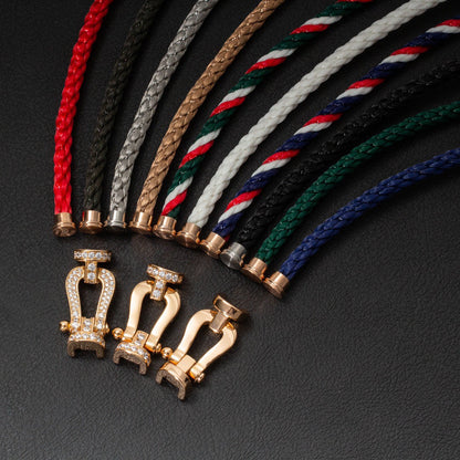 [CLOVER JEWELRY]FORCE LARGE HORSESHOE NO DIAMOND BRACELET GOLD