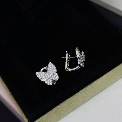 [CLOVER JEWELRY]BUTTERFLY ALL DIAMOND EARRINGS