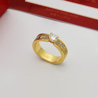 [Clover Jewelry]LOVE RING 3.6MM 1 BIG DIAMOND FULL DIAMOND