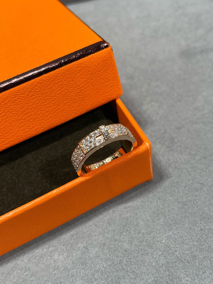 [Clover Jewelry]KELLY PINK GOLD DIAMOND RING