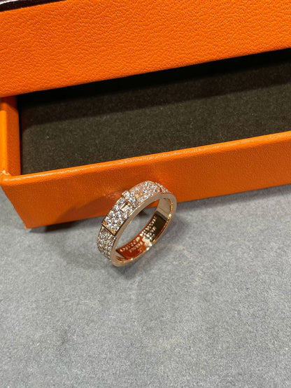 [Clover Jewelry]KELLY PINK GOLD DIAMOND RING