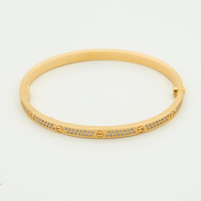 [Clover Jewelry]LOVE BRACELET 3.65MM DIAMOND-PAVED