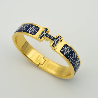 [Clover Jewelry]H BRACELET BLACK MULTICOLOR