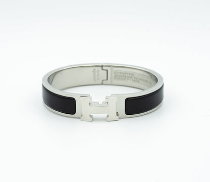 [Clover Jewelry]H BLACK BRACELET