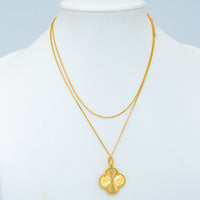 [CLOVER JEWELRY]CLOVER 25MM PEDANT NECKLACE GOLD