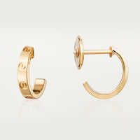 [Clover Jewelry]LOVE EARRINGS 2.65 MM NO DIAMOND SMALL
