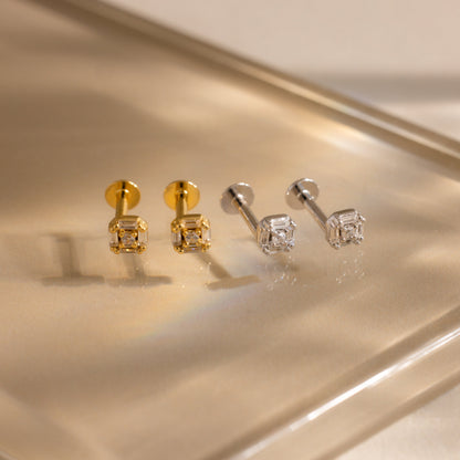 Art Deco Flatback Studs