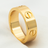 [Clover Jewelry]LOVE RING 5.5MM NO DIAMOND