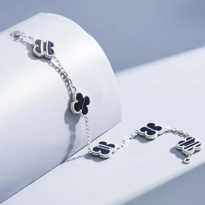 [CLOVER JEWELRY] CLOVER 5 MOTIF PULSAR STONE BRACELET COLLECTION