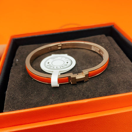 [Clover Jewelry]CLASSIC HM CLIC RED 8MM ENAMEL BRACELET